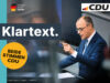 Wahlplakat Klartext
