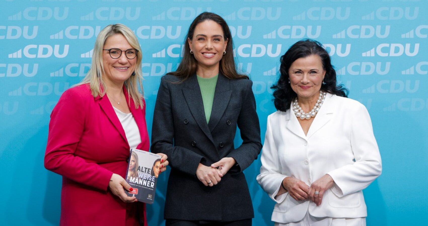 Internationaler Frauentag: Was die CDU für Frauen erreichen, will stellvertretende CDU-Generalsekretärin Christina Stumpp, Journalistin & Moderatorin Franca Lehfeldt und Gitta Connemann, Vorsitzende der Mittelstands- und Wirtschaftsunion der CDU und CSU Deutschlands