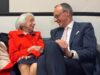 Margot Friedländer und Friedrich Merz