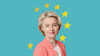 Ursula von der Leyen, die Spitzenkandidatin der CDU und CSU sowie der Europäischen Volkspartei für die Europawahl