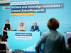 Gesundheitsministerin Nina Warken und die stv. CDU-Generalsekretärin Christina Stumpp diskutieren mit Frauen bei WOMEN@CDU #Kommunales. (Foto: Steffen Böttcher)