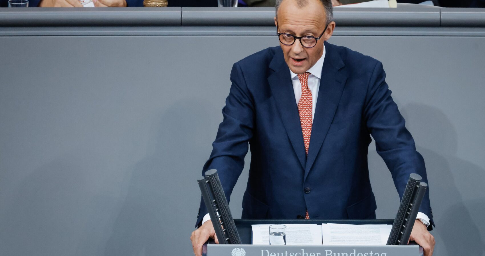 CDI-Bundeskanzler Friedrich Merz bei der Generaldebatte