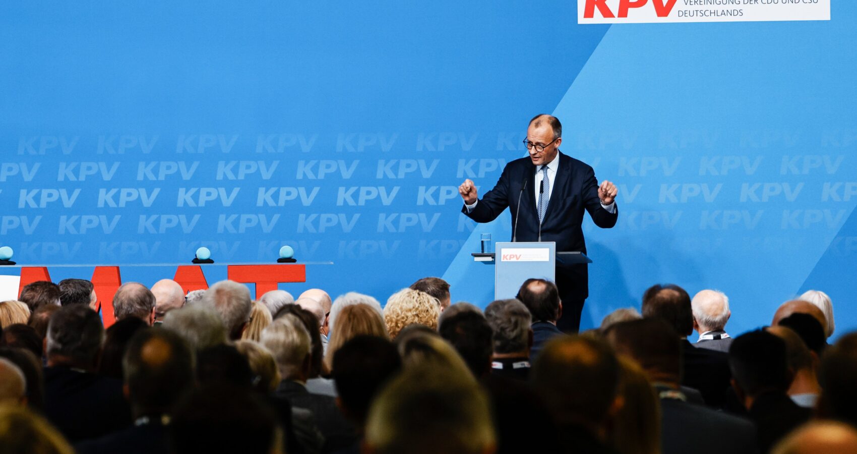 Bundeskanzler Friedrich Merz beim Kommunal Kongress der KPV