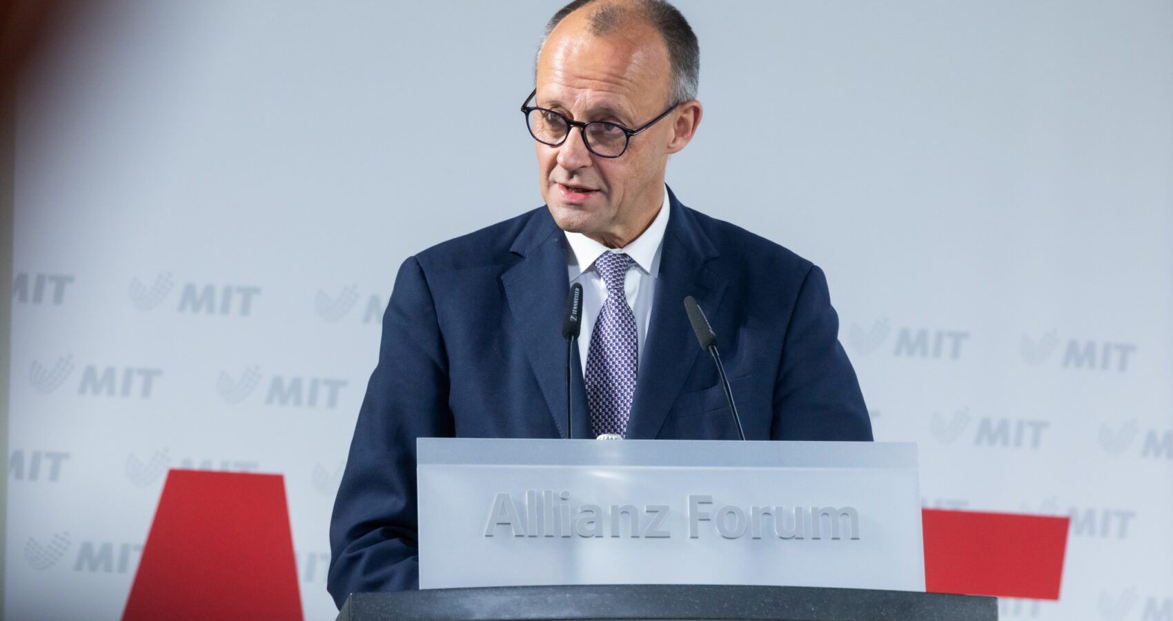 Bundeskanzler Friedrich Merz bei der Verleihung des deutschen Mittelstandspreises