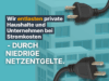 Wir entlasten private Haushalte und Unternehmen bei Stromkosten
