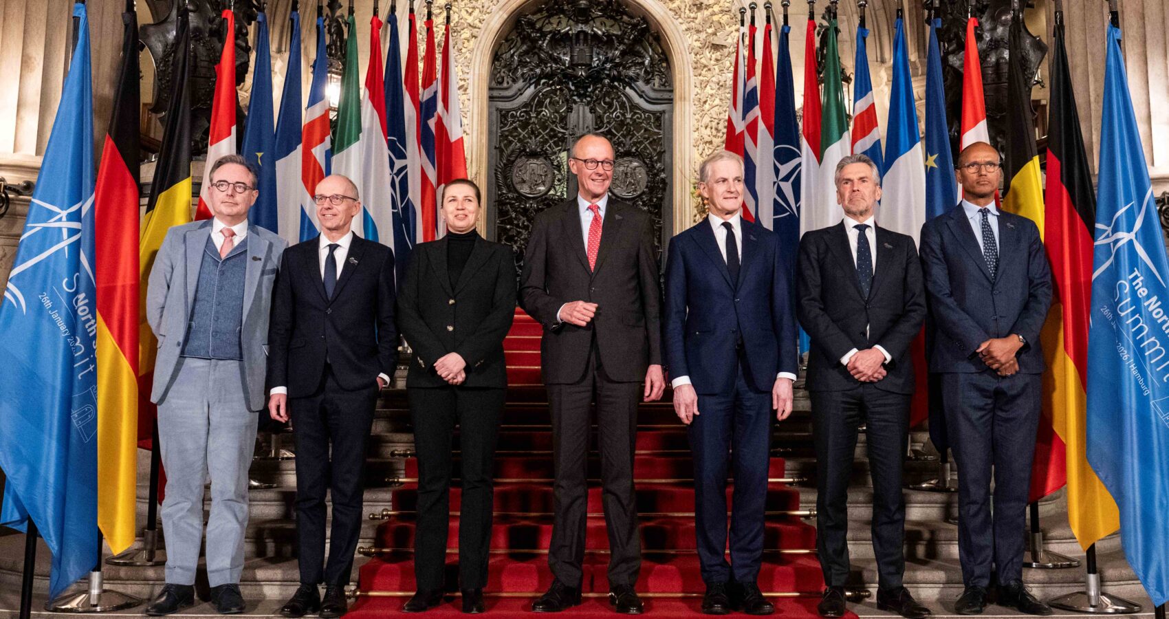 Nordseegipfel im Hamburger Rathaus