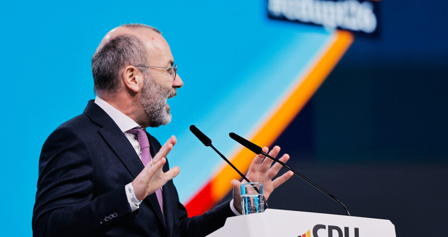 Manfred Weber beim 38. CDU-Parteitag