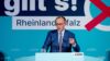 Bundeskanzler Friedrich Merz beim Wahlkampfabschluss der CDU in Bad Dürkheim