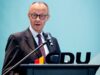 Bundeskanzler Friedrich Merz biem Landesparteitag der CDU Mecklenburg-Vorpommern