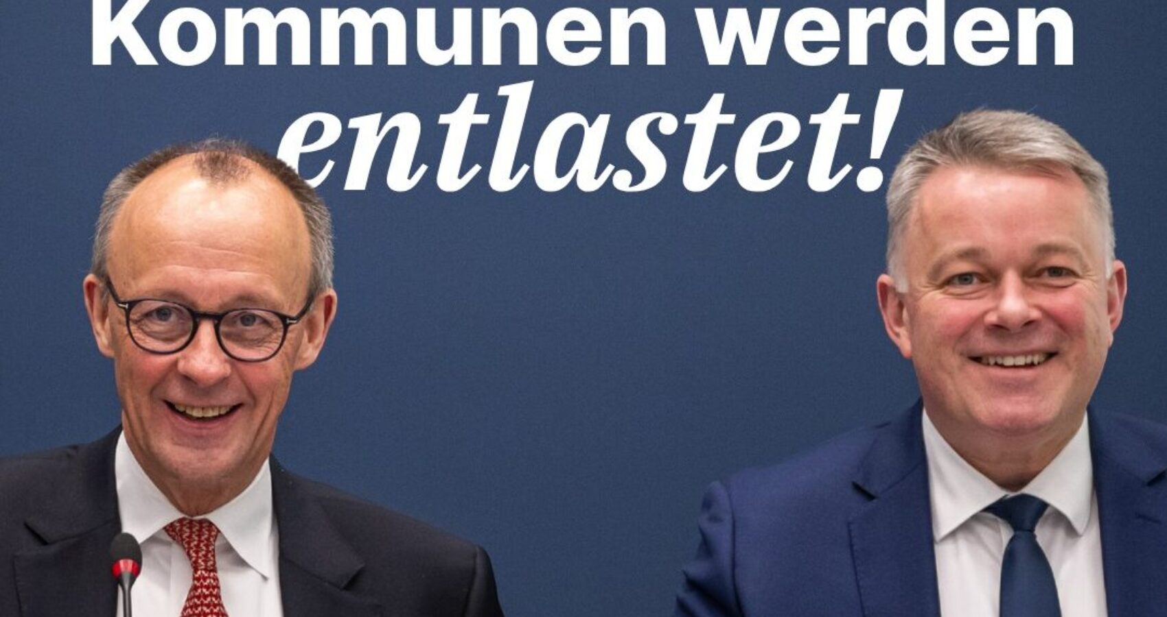 Bundeskanzler Friedrich Merz (CDU) und Gordon Schnieder, Ministerpräsident von Rheinland-Pfalz (CDU)